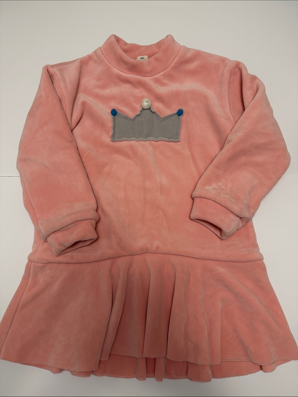 Girls thick velvet dress
